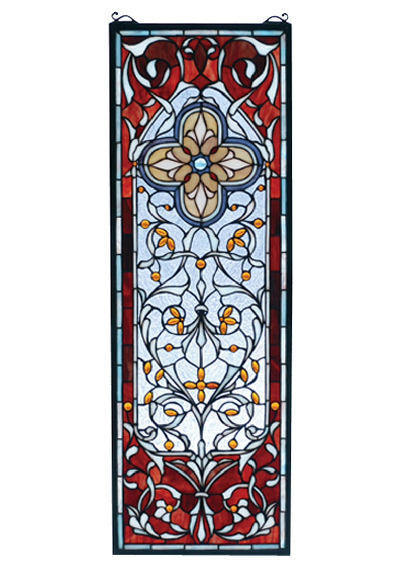 Meyda Tiffany 73276 Window, Blue Lt Blue Br(Cro) Pr