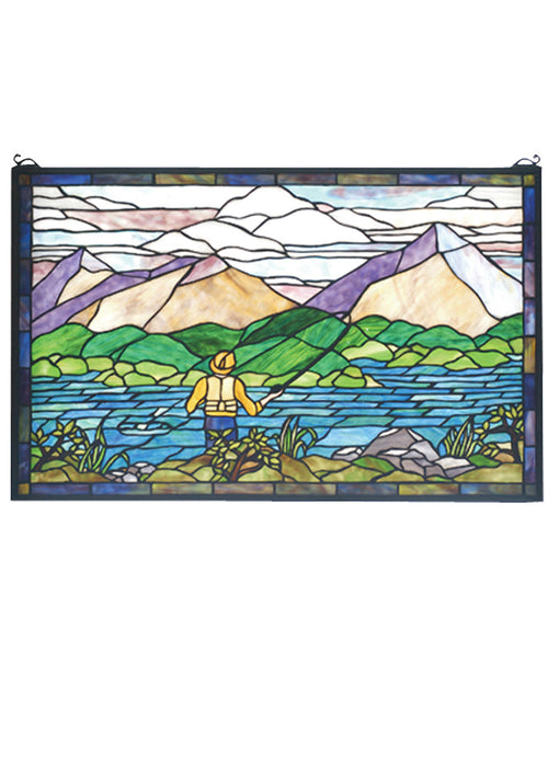 Meyda Tiffany 73649 Window, Blue/Green Green Pr Bapa
