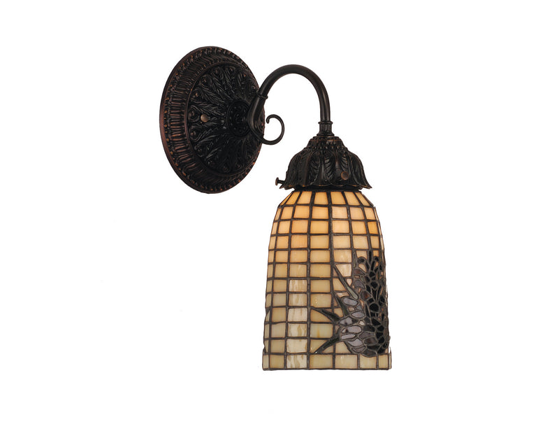 Meyda Tiffany 74047 One Light Wall Sconce, Antique