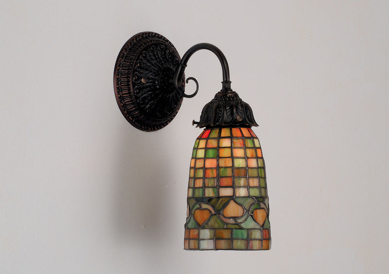 Meyda Tiffany 74049 One Light Wall Sconce, Brown