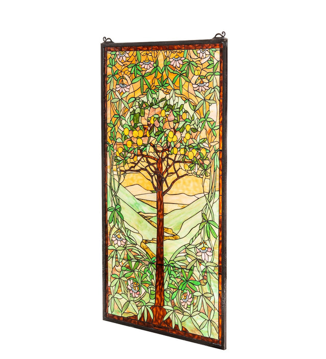 Meyda Tiffany 74065 Window, Beige Avocado Orange Amber
