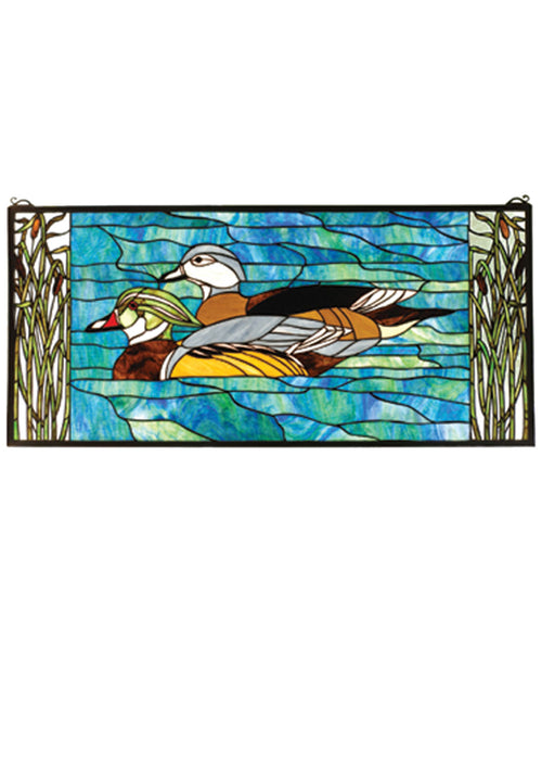 Meyda Tiffany 77712 Window, Ebna Amber Grey Ha Zasdy