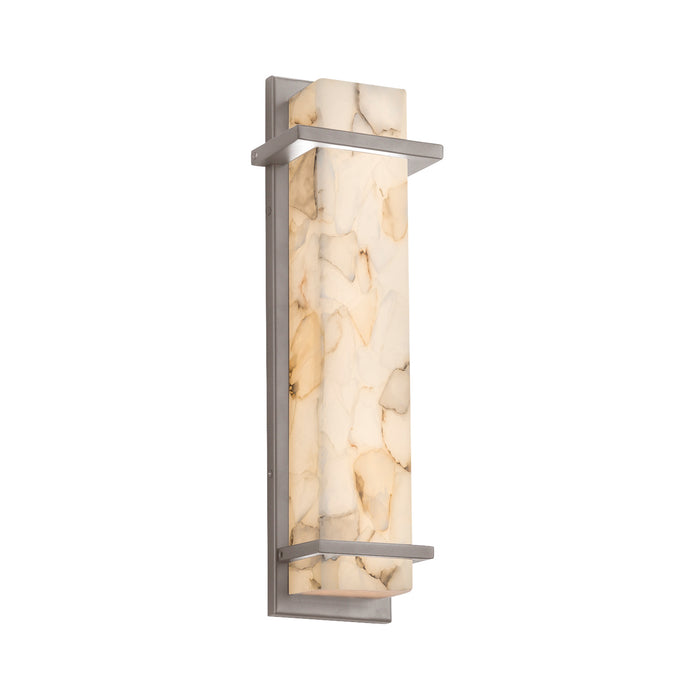 Justice Designs ALR-7614W-NCKL LED Outdoor Wall Sconce, Brushed Nickel