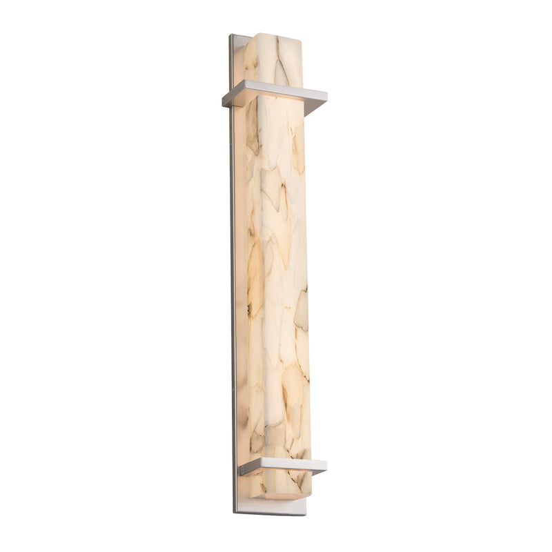 Justice Designs ALR-7616W-NCKL LED Outdoor Wall Sconce, Brushed Nickel