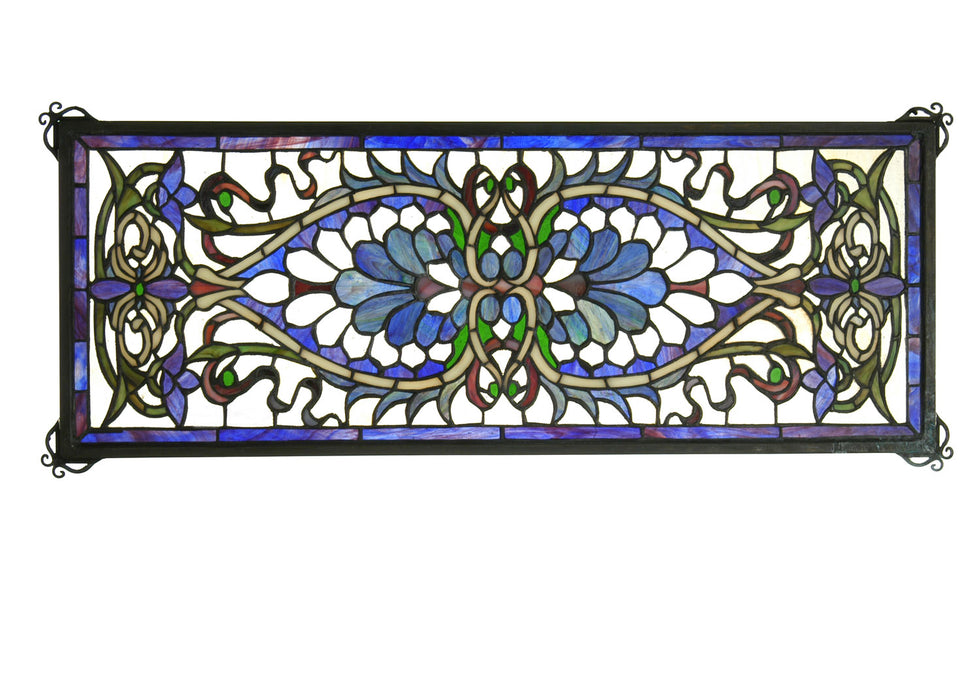 Meyda Tiffany 78104 Window, Baw Pbna Zai Burgundy Pbw