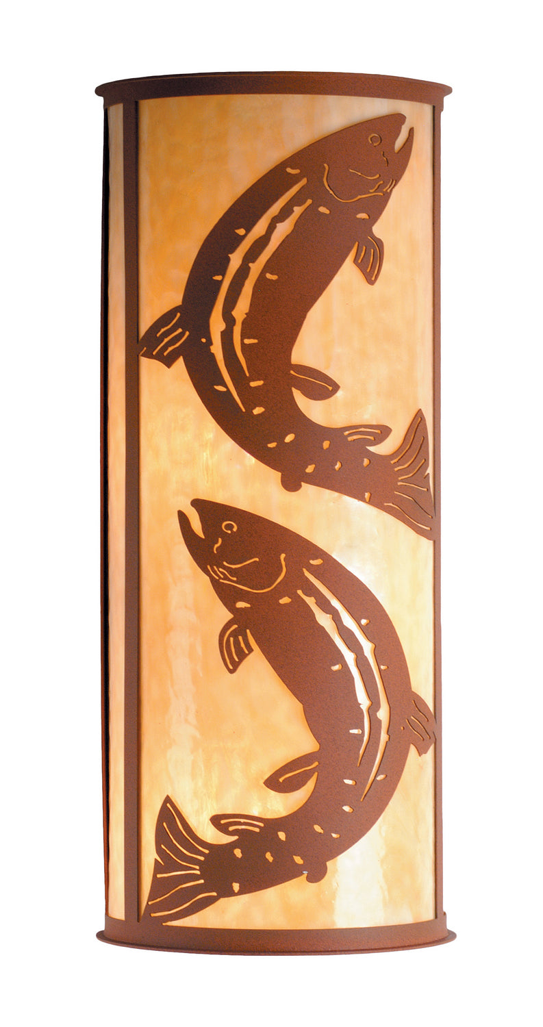 Meyda Tiffany 77854 Four Light Wall Sconce, Earth