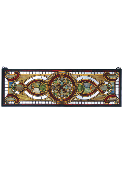 Meyda Tiffany 77908 Window, Green/Blue Purple/Blue Burgundy Zai Ha