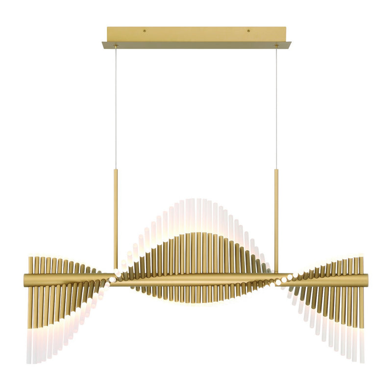Eurofase 47125-018 LED Chandelier, Gold
