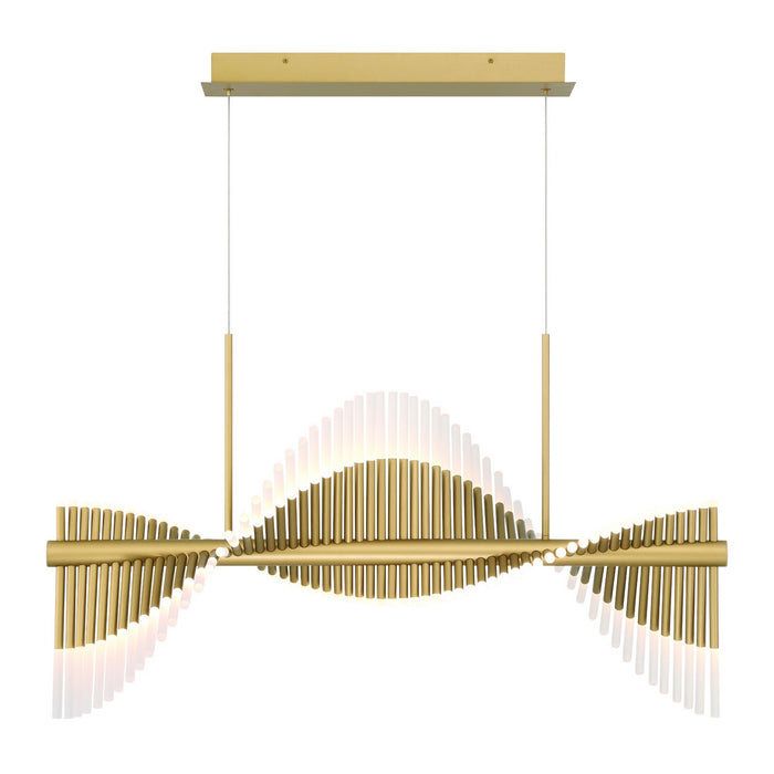 Eurofase 47125-018 LED Chandelier, Gold