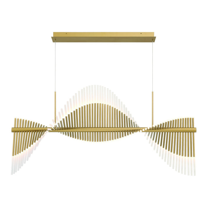 Eurofase 47126-015 LED Chandelier, Gold