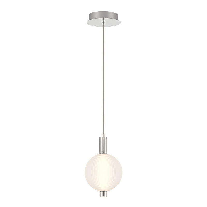 Eurofase 47189-027 LED Pendant, Polished Nickel