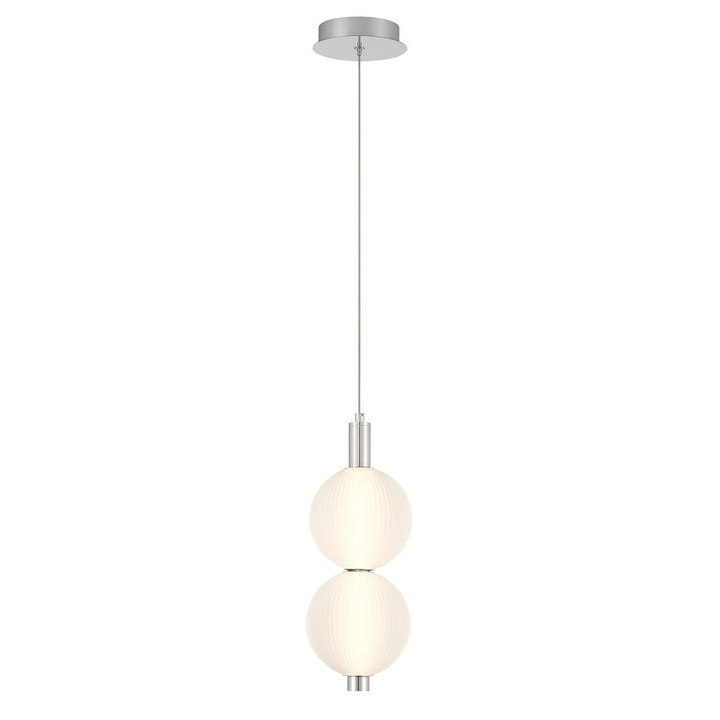 Eurofase 47190-023 LED Pendant, Polished Nickel