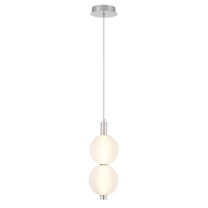 Eurofase 47190-023 LED Pendant, Polished Nickel