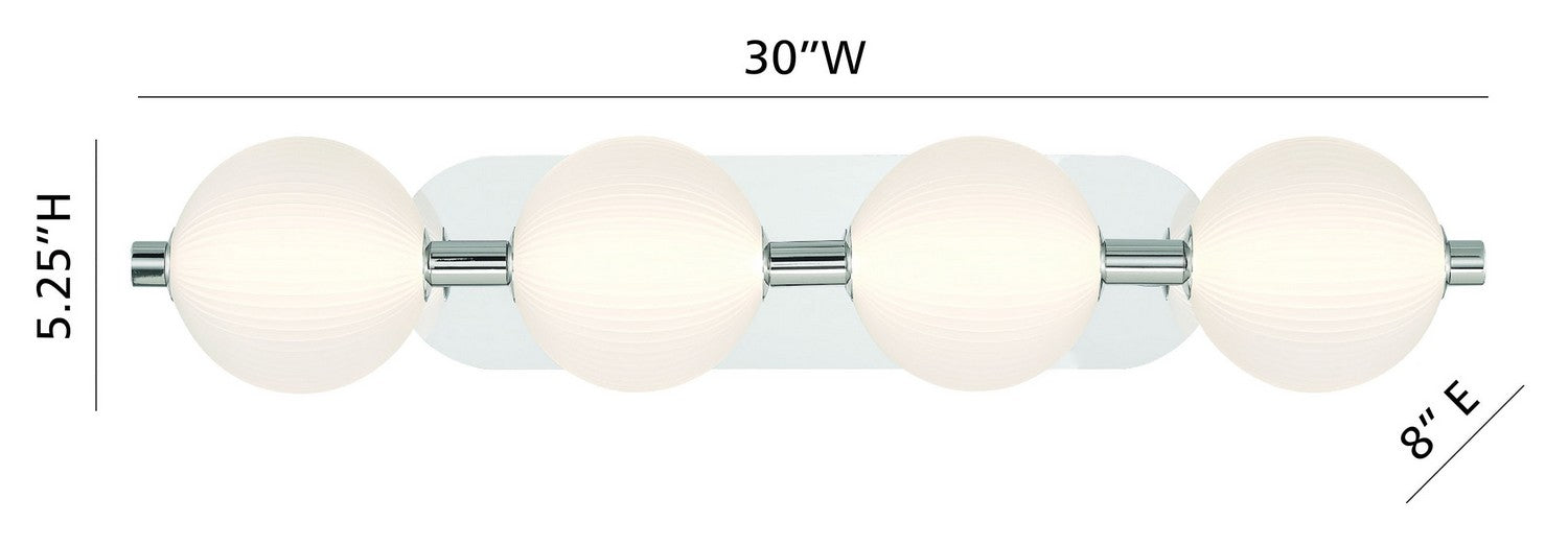 Eurofase 47194-021 LED Vanity, Polished Nickel