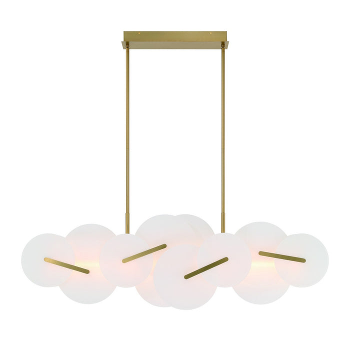 Eurofase 47210-011 LED Chandelier, Gold
