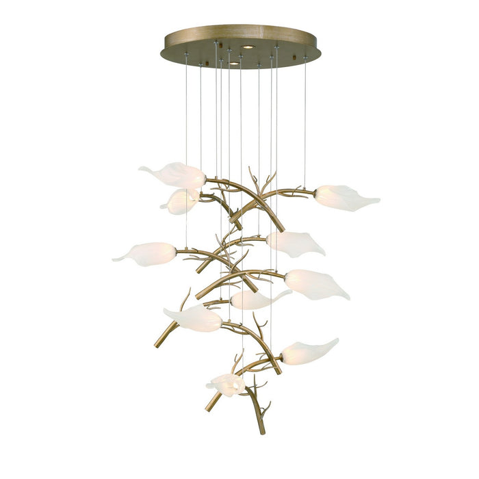 Eurofase 47229-013 LED Chandelier, Gold