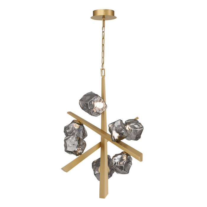 Eurofase 47234-017 LED Chandelier, Gold