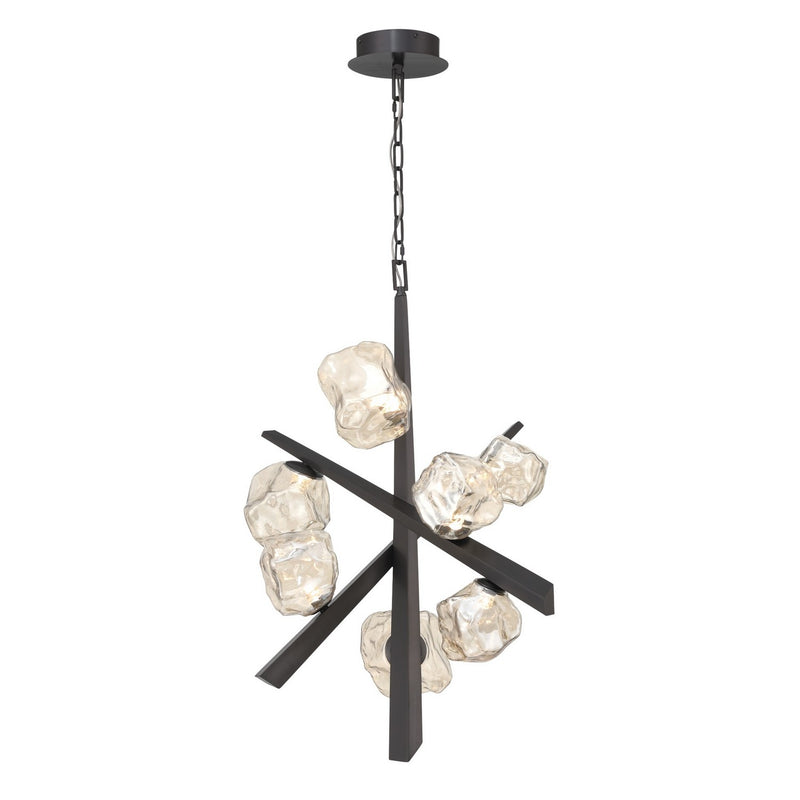 Eurofase 47234-024 LED Chandelier, Graphite