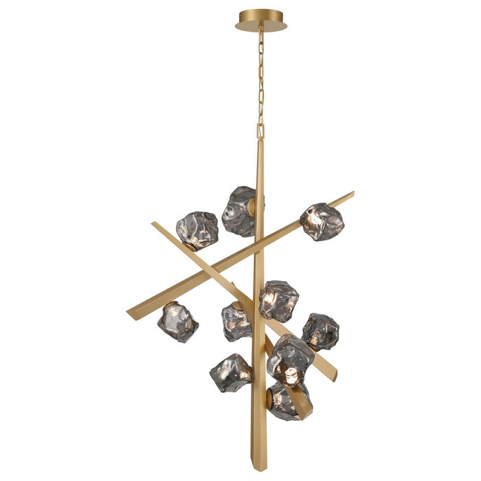 Eurofase 47235-014 LED Chandelier, Gold