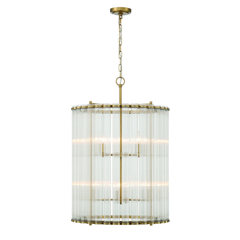 Eurofase 47238-015 Eight Light Pendant, Gold