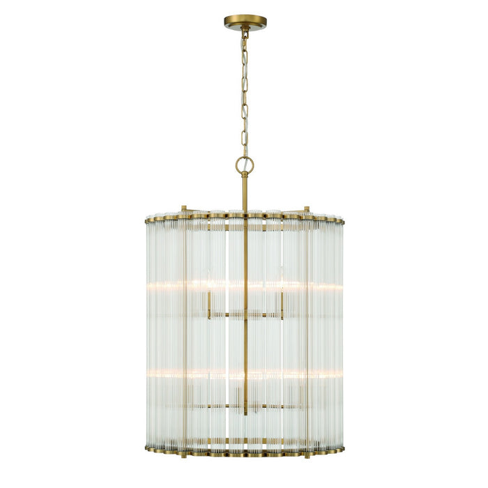 Eurofase 47238-015 Eight Light Pendant, Gold
