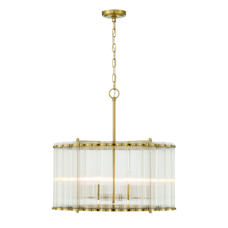 Eurofase 47239-012 Six Light Pendant, Gold
