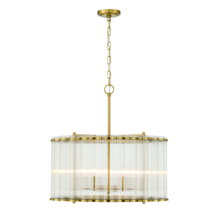 Eurofase 47239-012 Six Light Pendant, Gold