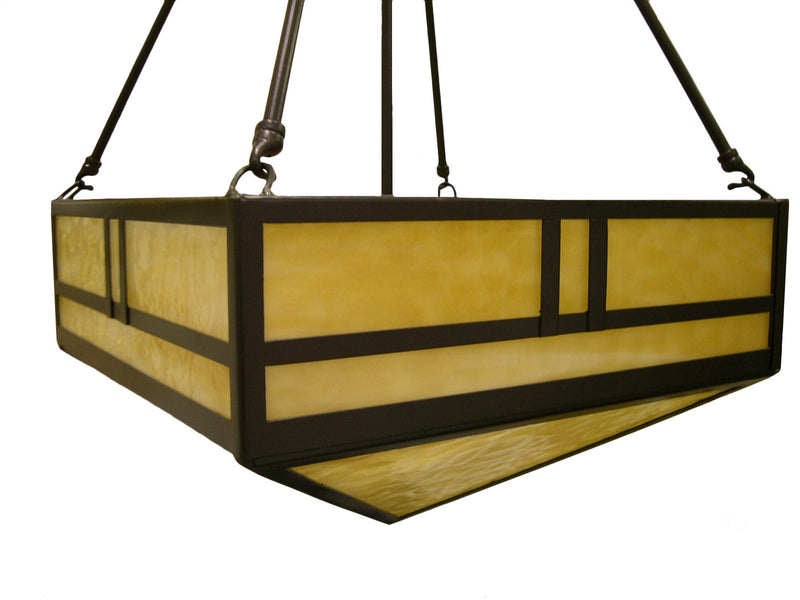 Meyda Tiffany 79922 Four Light Inverted Pendant, Timeless Bronze