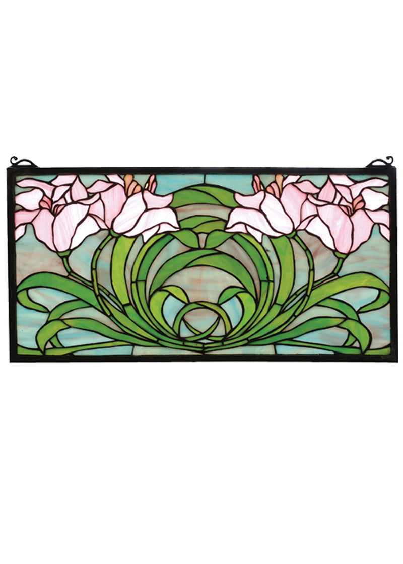 Meyda Tiffany 79950 Window, Naw Pink Green