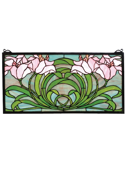 Meyda Tiffany 79950 Window, Naw Pink Green