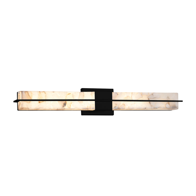 Justice Designs ALR-9055-MBLK LED Linear Bath Bar, Matte Black