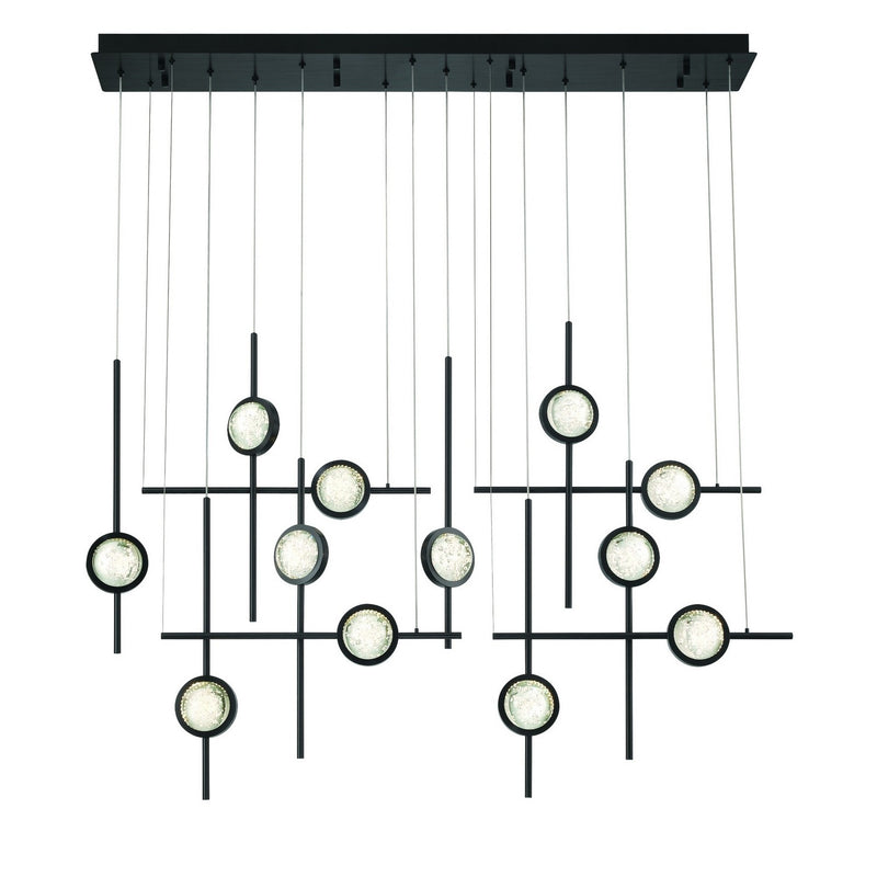 Eurofase 47256-026 LED Chandelier, Black