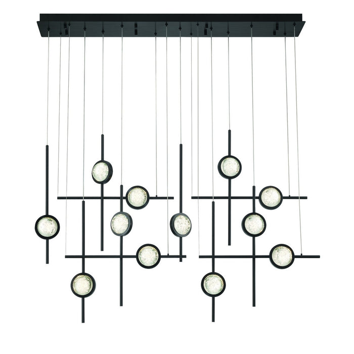 Eurofase 47256-026 LED Chandelier, Black
