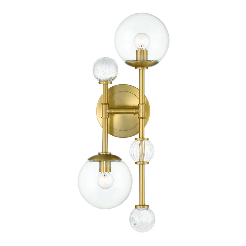 Eurofase 47359-017 Two Light Wall Sconce, Gold