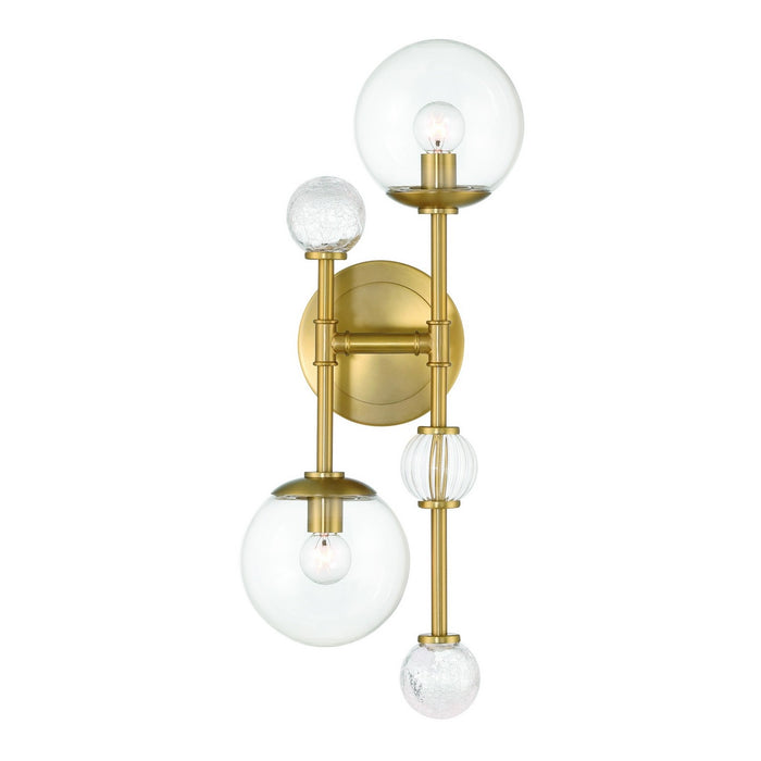 Eurofase 47359-017 Two Light Wall Sconce, Gold