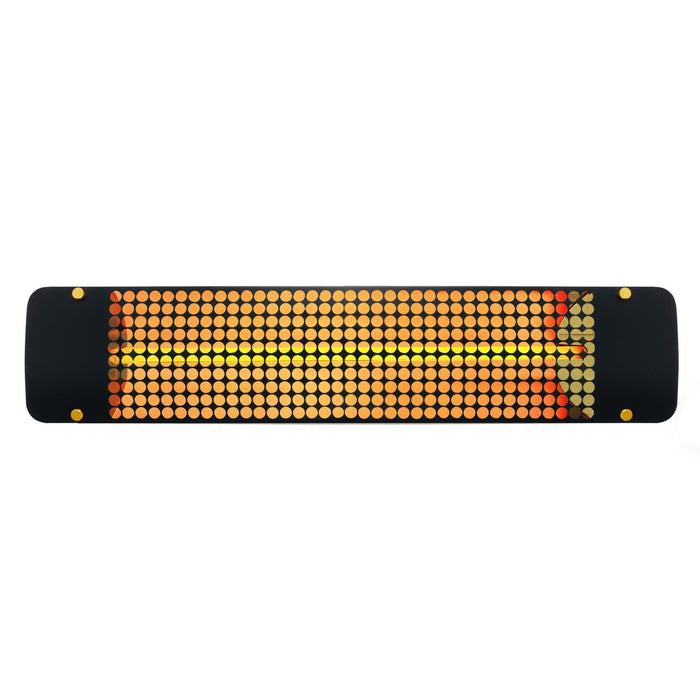 Eurofase EF25480B7 Single Element Heater, Black