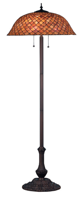 Meyda Tiffany 81064 Three Light Floor Lamp, Paba