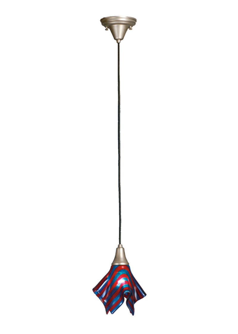 Meyda Tiffany 81325 One Light Mini Pendant, Nickel