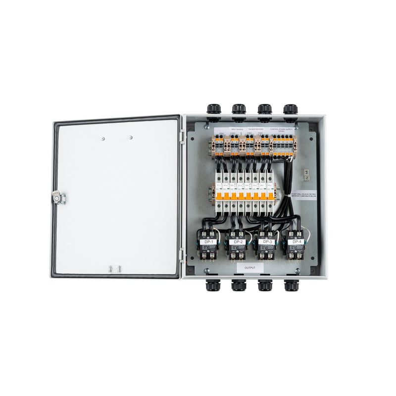 Eurofase EFCB24M4 Four Contactor, Light Gray
