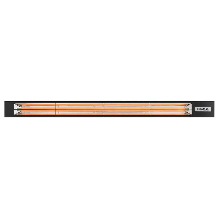 Eurofase LP40480B Low Profile Electric Infrared Single Element Heater, Black