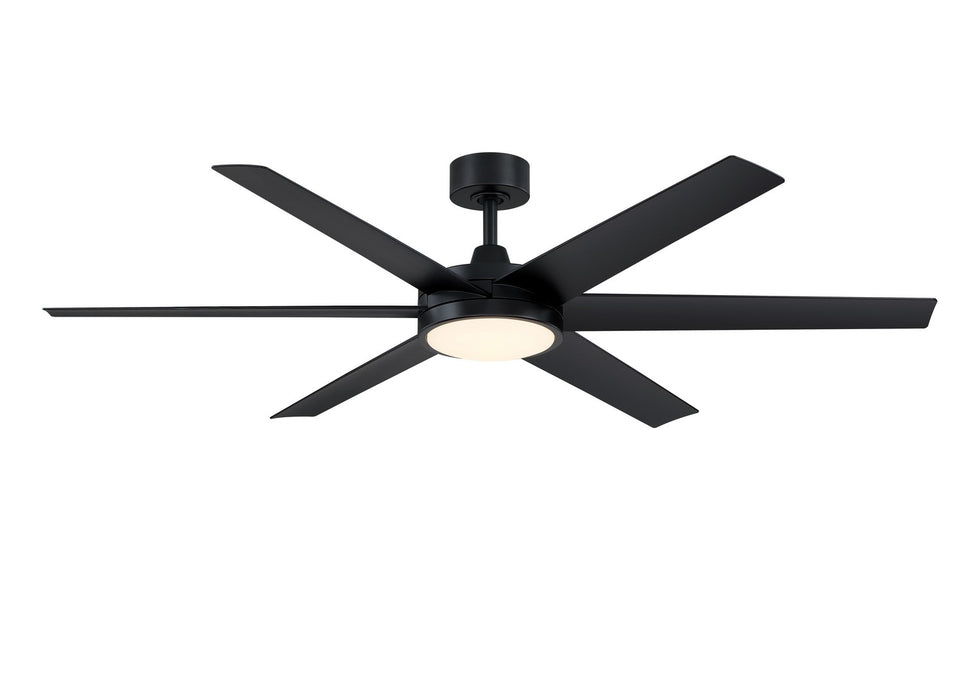 Fanimation FPD6605BL 64" Ceiling Fan, Black