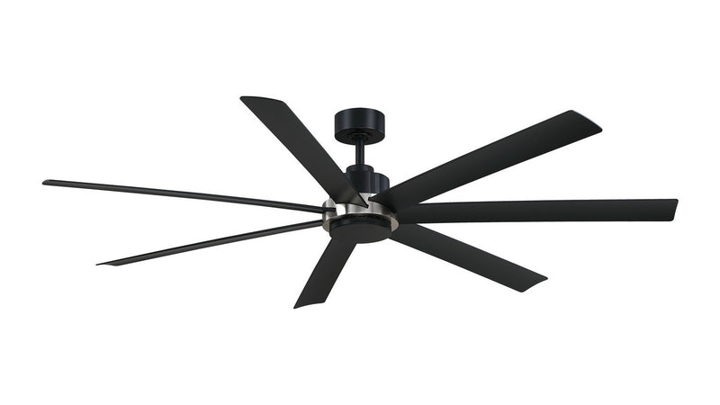 Fanimation FPD6872BLBN 72" Ceiling Fan, Black