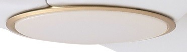 Eglo USA 235400-LT11A LED Fan Light Kit, Satin Brass