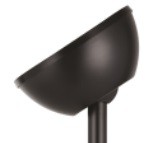 Eglo USA 235999-CD02A Canopy Sloped Ceiling, Black Matt