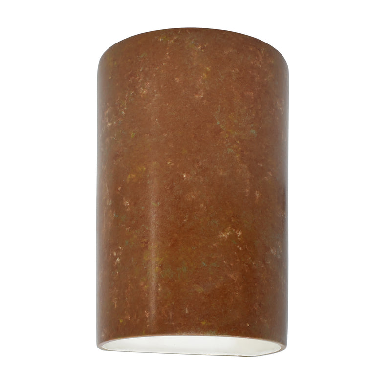 Justice Designs CER-0940W-PATR Lantern, Rust Patina