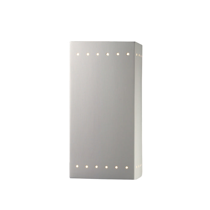 Justice Designs CER-0965W-BIS Lantern, Bisque