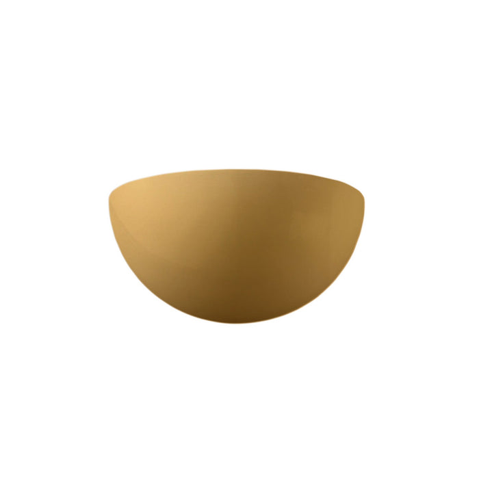 Justice Designs CER-1100-MYLW Two Light Wall Sconce, Muted Yellow