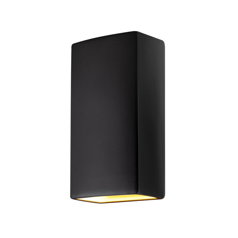 Justice Designs CER-1170-CRB Lantern, Carbon - Matte Black