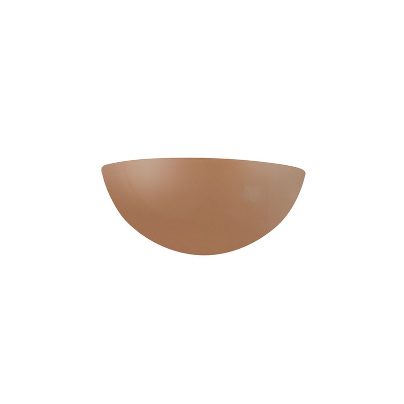 Justice Designs CER-1300-ADOB One Light Wall Sconce, Adobe