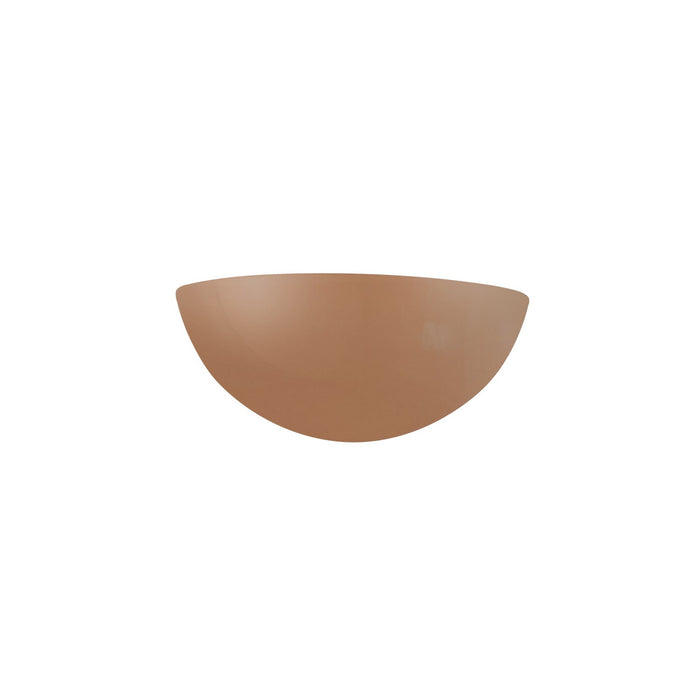 Justice Designs CER-1300-ADOB One Light Wall Sconce, Adobe